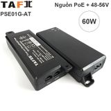  Nguồn PoE+ 48-56V/60W gigabit 802.3af/at Tafit PSE01G-AT 