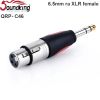 Đầu chuyển 6.5mm stereo ra XLR male female Soundking