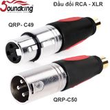  Đầu chuyển RCA sang XLR male - female Soundking 