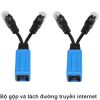 Thiết bị gộp 2 đường internet vào 1 dây mạng và tách thành 2 - Bộ gộp cáp mạng 2 vào 1 RJ45 Splitter uPoE