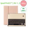 Bao da bàn phím bluetooth cho iPad Pro 9.7 inches iPad Air 1 Air 2 RK8907 màu hồng