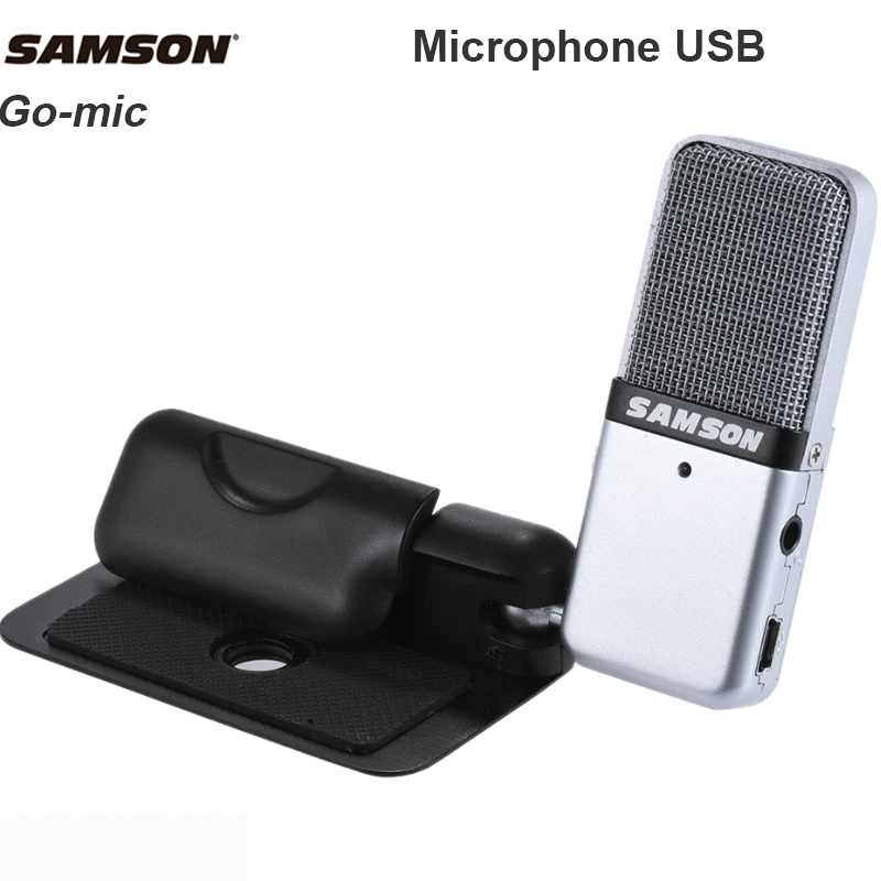 Micro USB Samson Go Mic ghi âm chat voice cho máy tính laptop