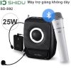 Máy micro loa trợ giảng 25W bluetooth FM 2 microphone Shidu SD-S92