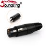 Đầu hàn jack XLR cannon Soundking Female QRP-C11 & Male QRP-C12