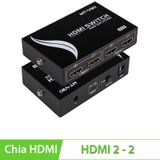  Bộ chia HDMI 2 vào 2 ra  full HD 1080P có điều khiển MT-VIKI MT-HD2-2 