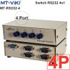 Bộ chuyển mạch Switch RS232 4x1 MT-VIKI MT-RS232-4