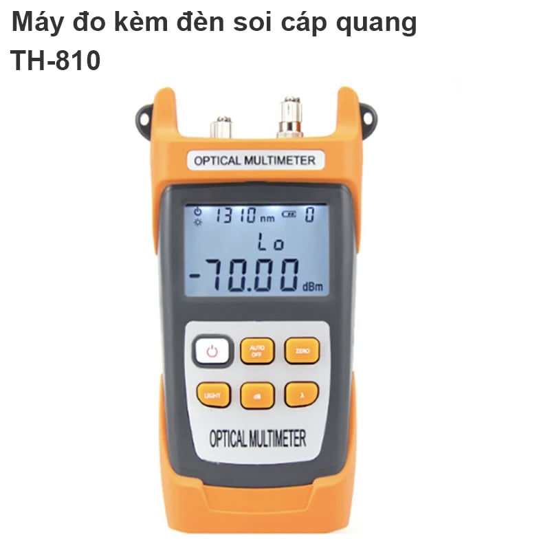 Máy test cáp quang + đèn soi quang TH-810 (có đèn soi quang)