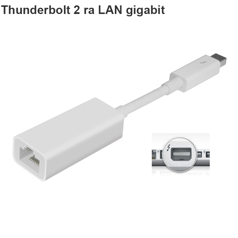 Thunderbolt to Lan Gigabit Adapter, Cáp chuyển đổi phụ kiện điện tử