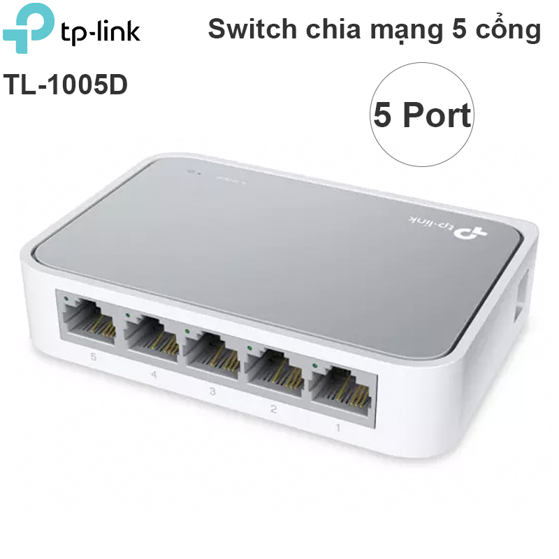 Switch chia mạng 5 cổng 10/100Mbps TP-Link TL-1005D