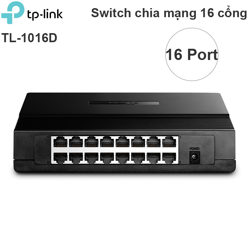 Switch chia mạng 16 cổng 10/100Mbps TP-Link TL-1016D