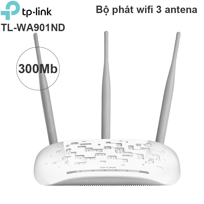 Bộ tiếp phát Wifi 3 râu TPlink 300Mbps TL-WA901ND