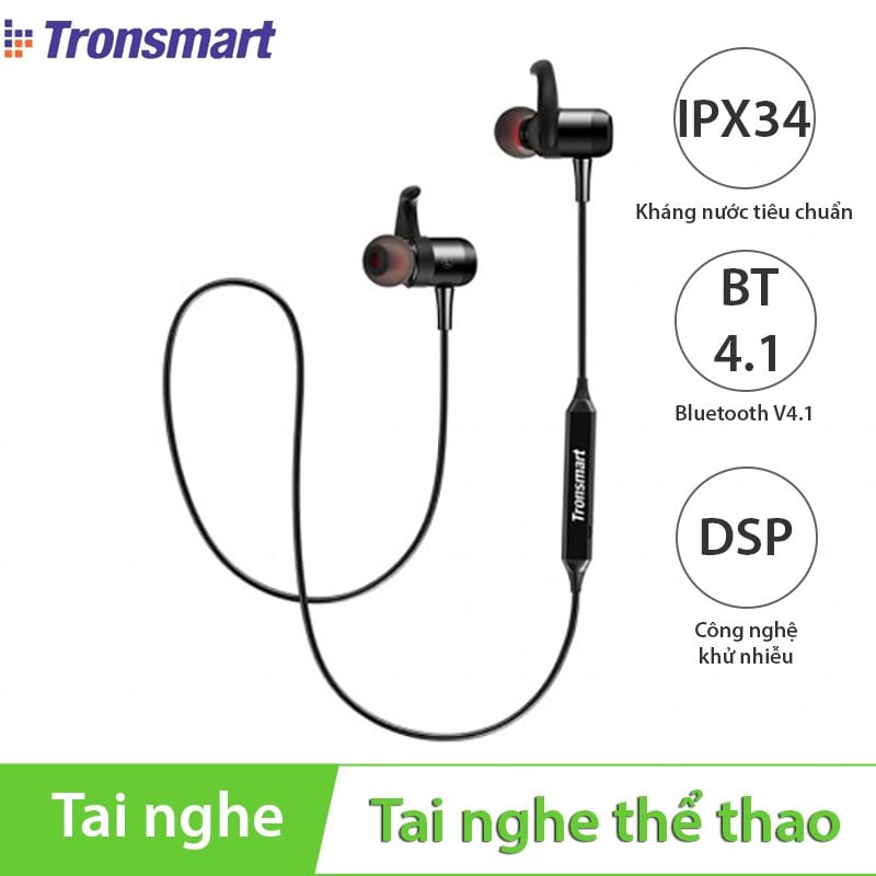 Tai nghe bluetooth thể thao chống nước Tronsmart Encore S1