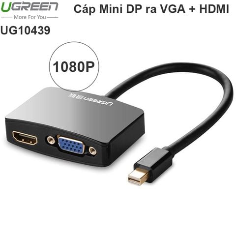 Mini DisplayPort to VGA + HDMI Ugreen 10439
