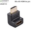 Đầu HDMI bẻ góc 90 độ Down và Up Ugreen 20109 | 20110, Cáp HDMI phụ kiện điện tử