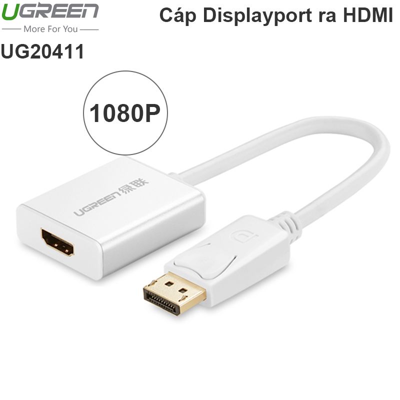  Displayport to HDMI Female 20cm Ugreen 20411 