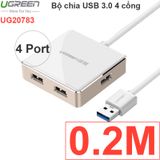  Bộ chia USB 3.0 4 cổng vỏ nhôm 20Cm 1 mét UGREEN 20783 & 20784 