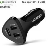  Tẩu sạc đổi nguồn 12V sang 5V 3 cổng USB 5.8A Ugreen 40284 