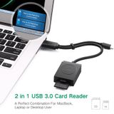  Đầu đọc thẻ nhớ TF SD USB 3.0 micro USB OTG Ugreen 20203 