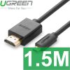 CÁP MICRO HDMI TO HDMI UGREEN 1.5M | 2M | 3M HỖ TRỢ FULL HD 1080P 2K-30HZ