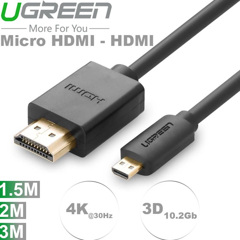 UGreen Micro HDMI to HDMI 1.5M - 30102