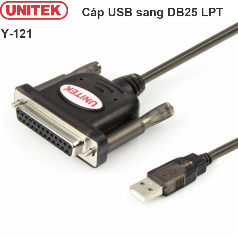 Cáp USB ra LPT DB25 chân Unitek Y-121