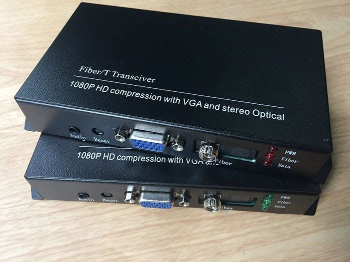 Bộ chuyển tín hiệu VGA sang cáp quang Optical 20km