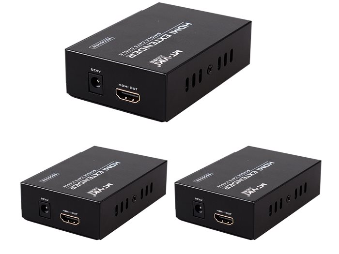 Bộ chia HDMI 1x2 khuếch đại 200M qua cáp mạng MT-ED102