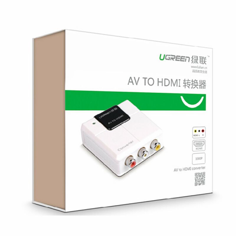  Bộ chuyển tín hiệu AV (3RCA) ra HDMI 1080P UGREEN 40225 