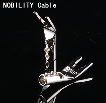 Rắc Audio càng cua  đồng tinh khiết mạ rhodium Nobility (1 chiếc)