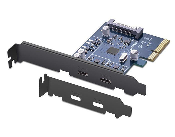 Card PCI-E 4x mở rộng 2 cổng USB 3.1 Type C Gen2 10Gbps UGREEN 30773