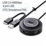  Bộ chia USB 2.0 4 cổng + Micro B cho SS Not 3 UGREEN 20275 hỗ trợ nguồn ngoài 