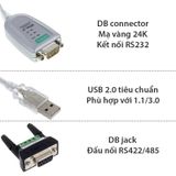  Cáp chuyển đổi USB to RS232/RS422/RS485 Moxa UPort 1150 