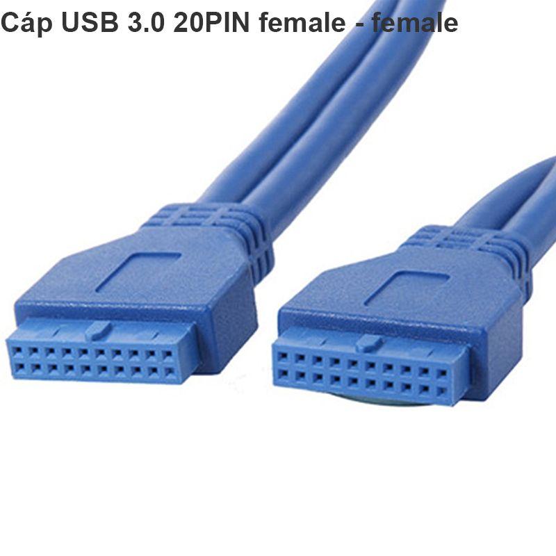 Cáp USB 3.0 20 Pin nối dài female - female