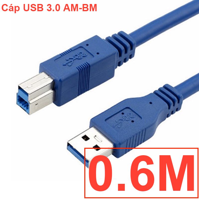  Cáp USB 3.0 AM-BM 0.6M 3M 5M 