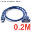 Cáp nối dài USB 3.0 AM-AF 0.2M 0.6M có tai bắt vít