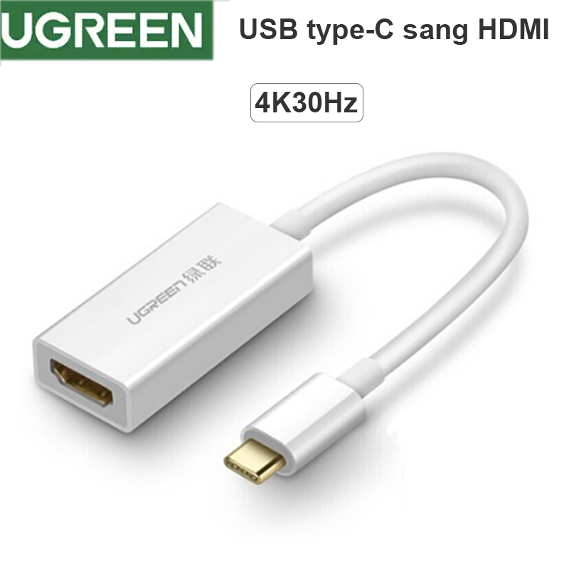USB C ra HDMI support 4K30Hz 20Cm UGREEN 40273