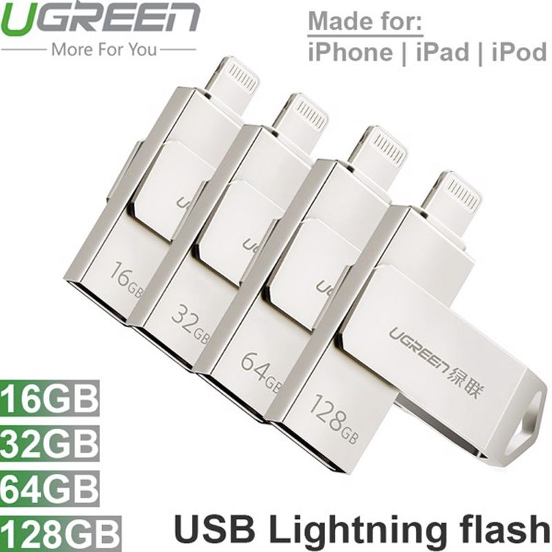  USB lưu trữ dữ liệu cho iPhone iPad iPod 32GB Ugreen 30616 - USB lightning 32G 