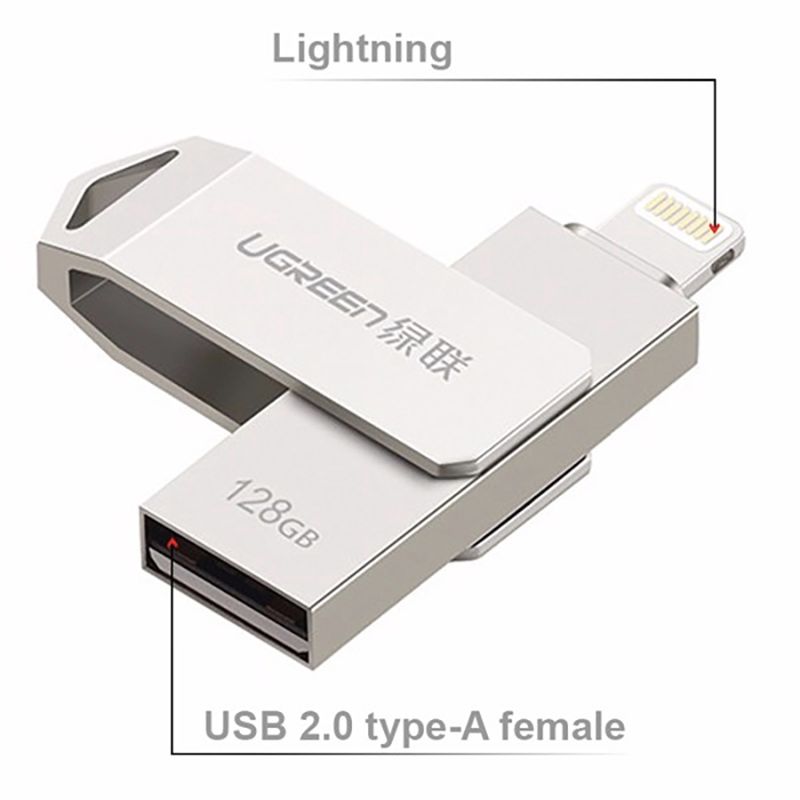  USB lưu trữ dữ liệu cho iPhone iPad iPod 32GB Ugreen 30616 - USB lightning 32G 