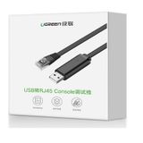  Cáp USB sang R45 - Cáp USB console điều khiển wifi Cisco Tenda TP-Link 1.5 mét Ugreen 50773 