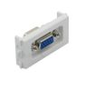 Đế VGA 3+6 âm tường loại vặn vít & Đế VGA âm tường dạng cắm trực tiếp