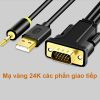 Dây cáp chuyển VGA + Audio sang HDMI 2 Mét 3 Mét full HD 1080P