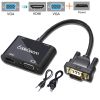 VGA ra HDMI VGA 1080P Audio 3.5mm 25Cm CableDeconn