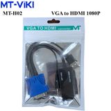  Cáp chuyển đổi VGA audio sang HDMI 1080P MT-Viki MT-H02 