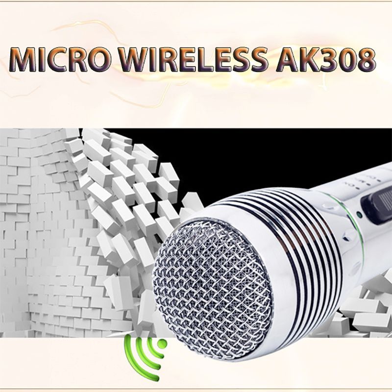 Mic không dây cho âm ly, loa Xingma AK-308