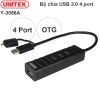 Bộ chia cổng USB 3.0 4 port hỗ trợ OTG micro USB Unitek Y-3056A