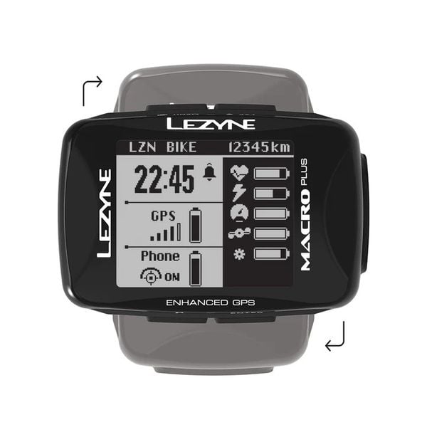 Đồng hồ tốc độ xe đạp Lezyne Macro Plus GPS