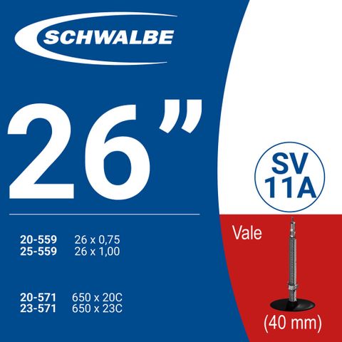 Ruột Xe Đạp Schwalbe | 26” SV11A (40mm)