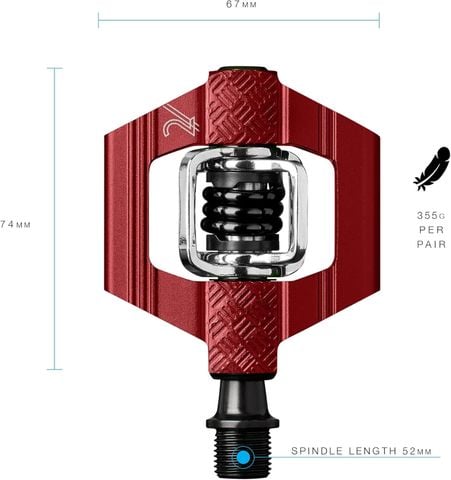 Bàn Đạp Cá 2 Chấu | Candy 2 Clipless Pedals