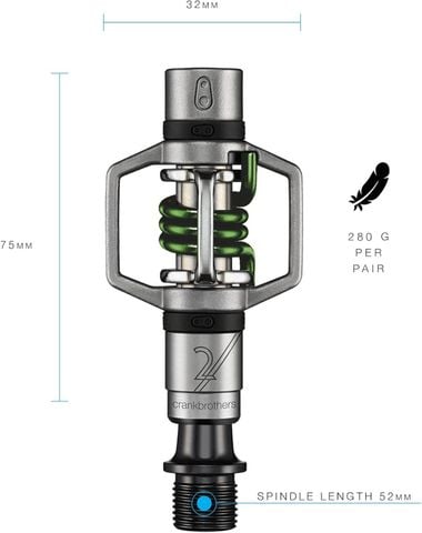 Bàn Đạp Cá 2 Chấu | Eggbeater 2 Clipless Pedals