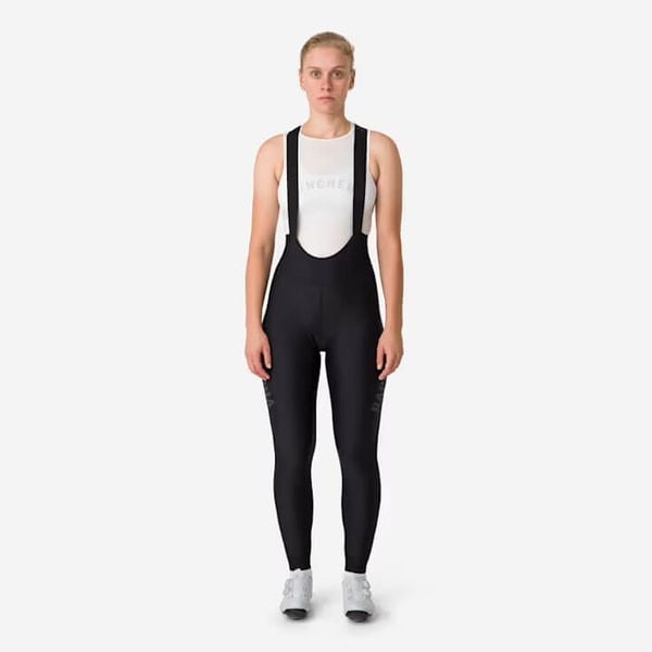 Quần Yếm Dài Đạp Xe Women's Pro Team Lightweight Tights